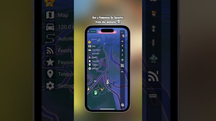 Top 3 Spoofing Apps for Pokémon GO 2025#PokemonGo2025 #SpoofApps #TechShorts