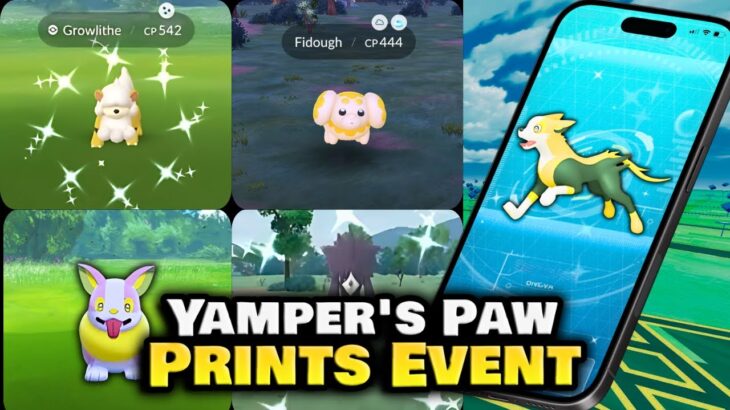 Yamper’s Paw Prints Event in Pokémon GO- Everything You Need To Know!!