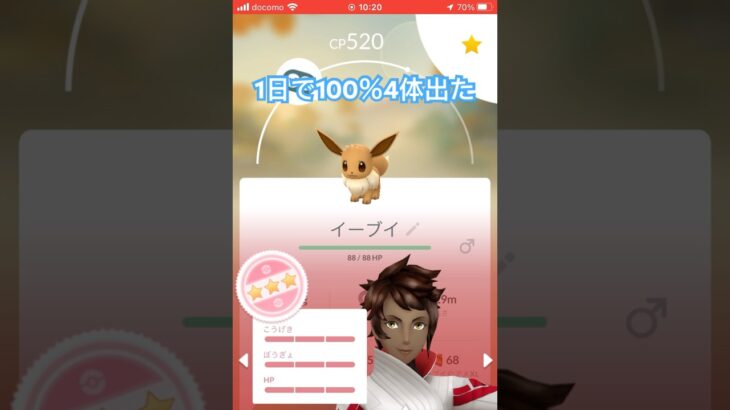 1日でまさかの100％4匹！？#ポケモン #ポケモンgo #ガチャ神引き #ポケgo #ポケモンgoに夢中 #ポケモンgo好きな人と繋がりたい #ポケモンgoまだやってます