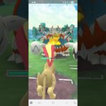 ポケモンGO 通常ハイパーリーグジャラランガ、色カエンジシ♀、相棒ランターン
