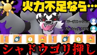 【ポケモンGO】シャドウタチフサ、別格に強いぞ！【陽光カップ】