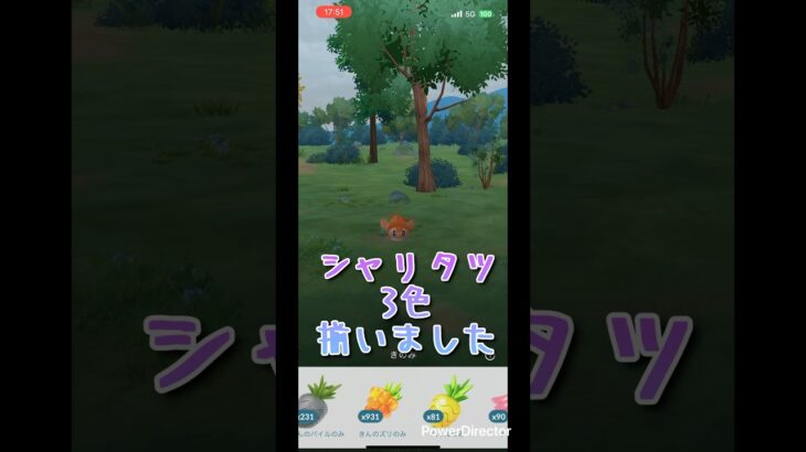 【 ポケモンGO 】シャリタツ3色揃いました#ポケモンgo #シャリタツ