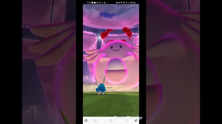 ポケモンGO ザシアンけんのおうをハピナスで使ってみた  GO Fest  きょじゅうざん 強さ 色違い バトル マックスレイド #pokemon  #goフェス  #pokemongo #ポケgo