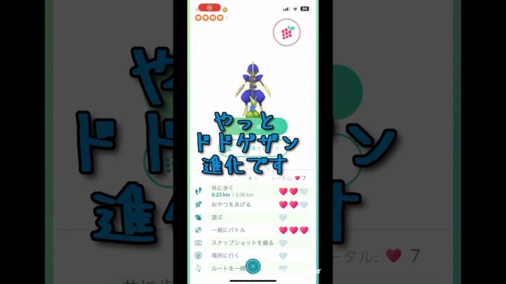 【 ポケモンGO 】やっとドドゲザンに進化です#ポケモンgo #ドドゲザン