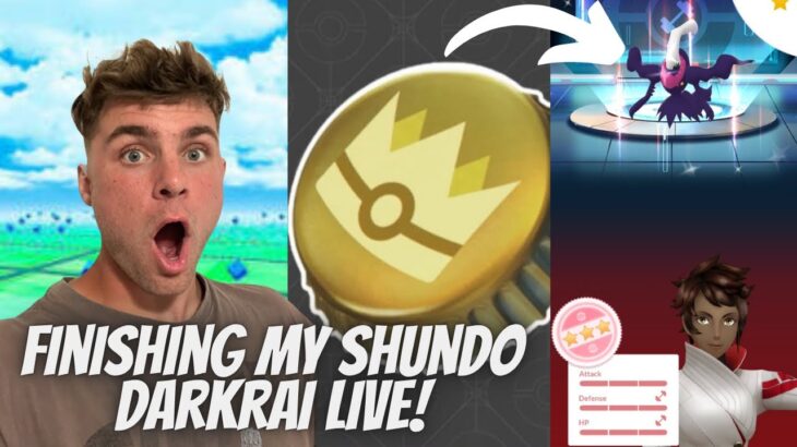 ✨Getting My SHUNDO DARKRAI LIVE in Pokemon Go LIVE!✨(SUBATHON DAY 6)