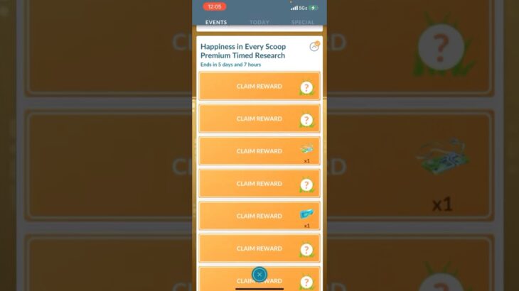 ✨Happiness in Every Scoop PREMIUM Research COMPLETED in Pokemon Go and THIS Is What I Got!✨ #shorts