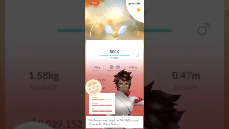 ✨I CAUGHT 500,000 POKEMON IN POKEMON GO!!!✨ #shorts #pokemon