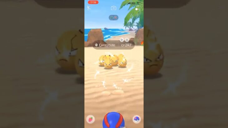 ✨I Found THIS SHINY Pokemon On The Beach in Pokemon Go!✨ #shorts #pokemon