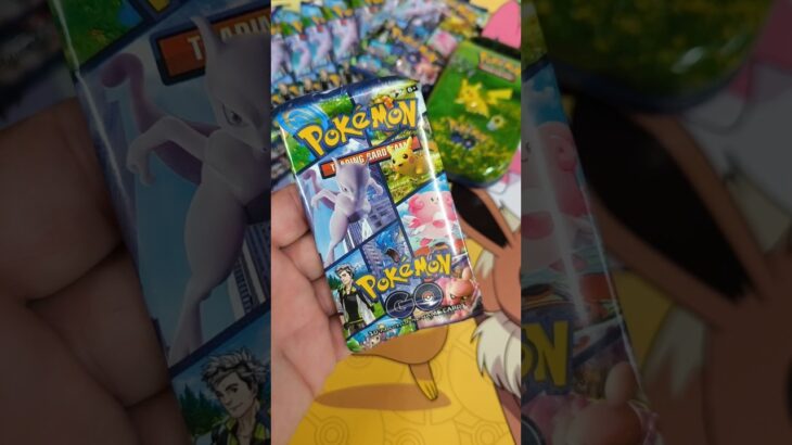 Pokémon Go pack opened 😲#pokemontcg #pokemon #pokemongo #tcgpokemon #tcg #shorts #fyp #pokemoncards