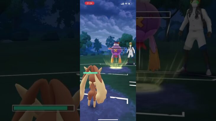 このうさぎ意外と強い！！#ポケモンgo #ヒスイ地方