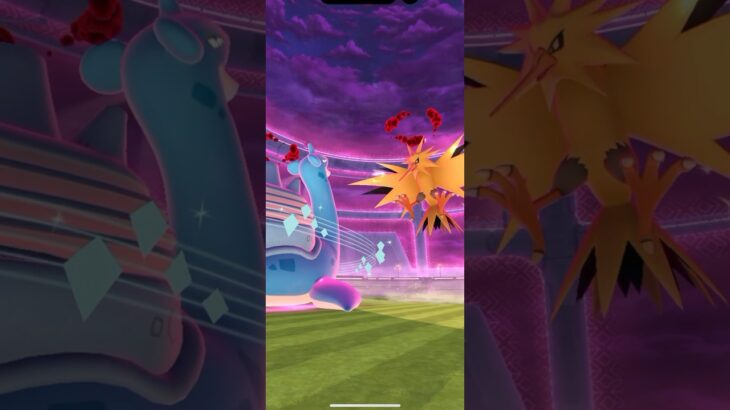 ダイマックスサンダー  きのこ等なし  2人討伐！ #ポケモンgo