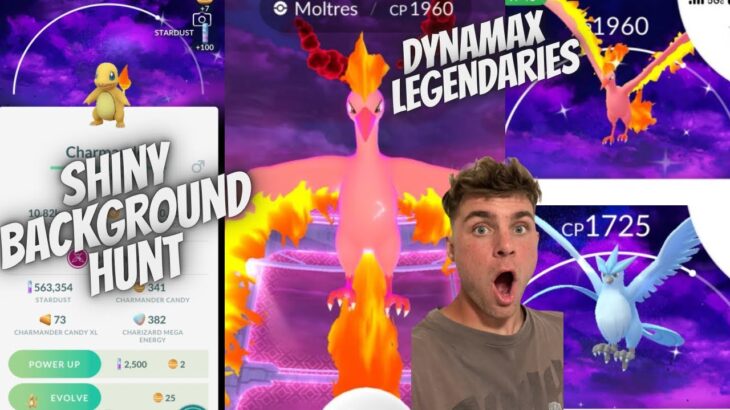 ✨DARK SKIES Background Dynamax Moltres, Articuno and Zapdos Hunt in Pokemon Go LIVE!✨