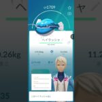 ヘイラッシャレイドGETChallenge！！！個体値は！？#ポケモンgo #ポケモンgo好きと繋がりたい