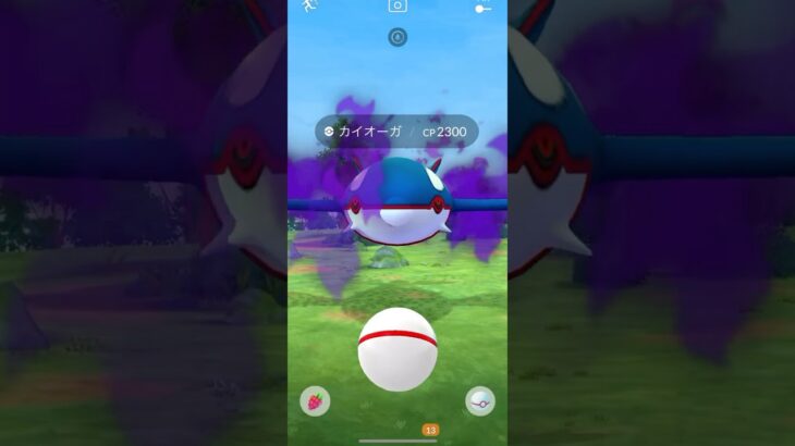 【ポケモンGO】 シャドウカイオーガ（通常色） 捕獲動画！！