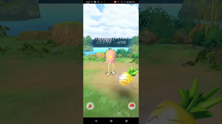 ノノクラゲ初ゲット　#ポケモンGO