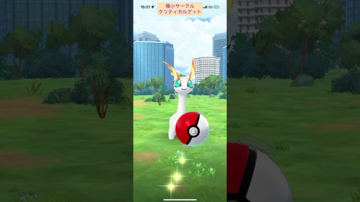 【難易度低】色違いアマルス極小サークルクリティカルゲット【ポケモンGO】
