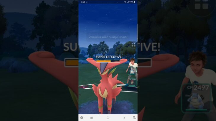 GO Battle : #venusaur #blastoise #escavalier 🆚️ #jellicent #virizion #cradily #ポケモンgo #summercup