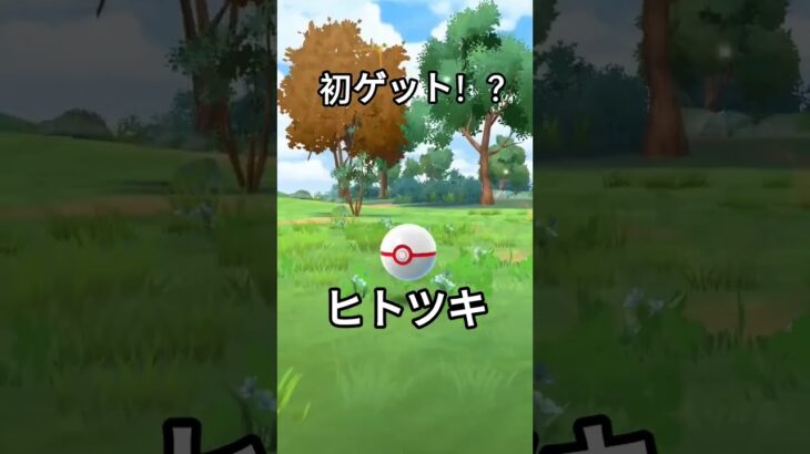 【ポケモンGO】初ゲットなるか？　ヒトツキ、ゲットチャレンジ！　#ポケモン #ポケモンgo #shorts #ゲットチャレンジ
