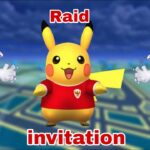 🔴Live  T-shirt Pikachu Raid invitation 🎯  by |#raj4t5 in  pokemon go