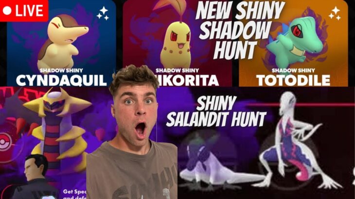 ✨NEW Shiny Shadow & Salandit Hunt! First Day At The Pokemon World Championship in Pokemon Go LIVE!✨