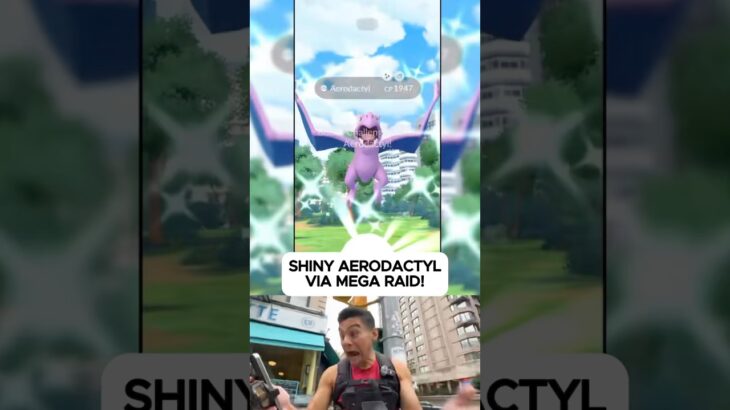 ✨ Shiny Aerodactyl in Pokémon Go!