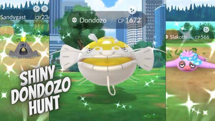 ✨Shiny Dondozo and Shiny Costume Slakoth Hunt in Pokemon Go LIVE!✨