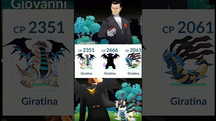 Using 3x✨️Different Giratina Against Giovanni Pokemon GO