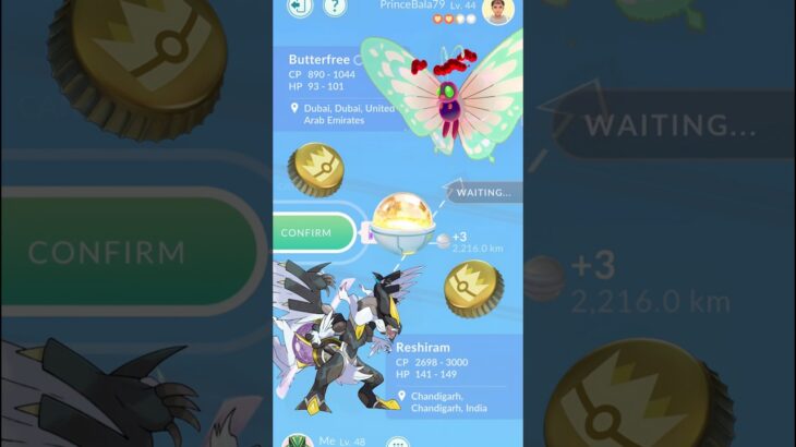 When I Got✨️Shiny Gigantamax Butterfree in Trade Pokemon Go