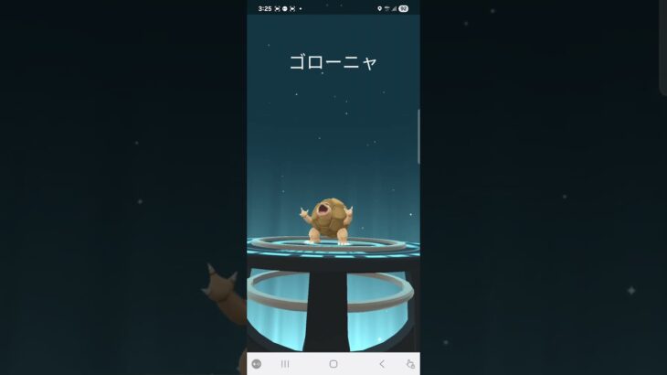 色違いの,ゴローンから,ゴローニャに進化したよ‼️#ポケモンgo #色違いポケモン
