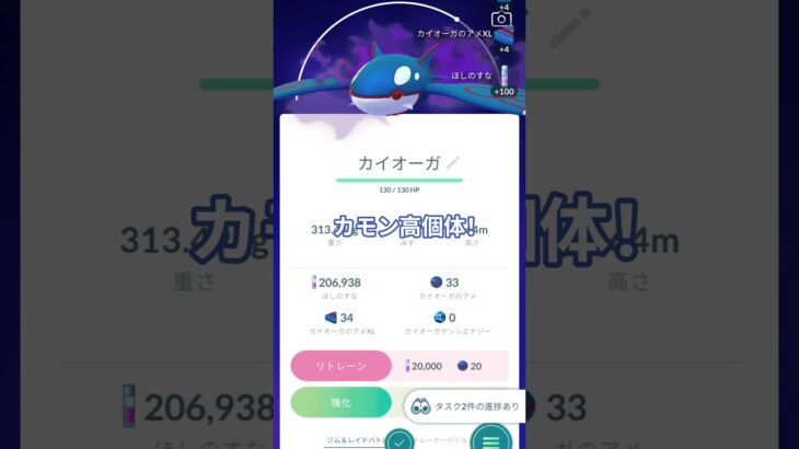 シャドウカイオーガ！まさかの結果に…#ポケモンgo #シャドウカイオーガ#ばずりたい