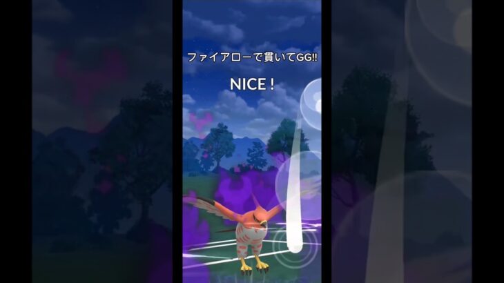レジェンド達成!シャドウファイアローで貫け!! #ポケモン  #ポケモンgo #gbl #スーパーリーグ #トリトドン #ガラルファイヤー #ファイアロー
