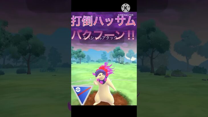 初手ハッサムを倒す‼︎ ヒスイバクフーンが強すぎる‼︎ #ポケモンgo #goバトル #goバトルリーグ #gbl