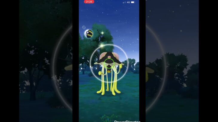 【ポケモンgo】　野生のリククラゲを捕獲！ #pokemongo #ポケモン #pokemon #ポケモンgo #リククラゲ