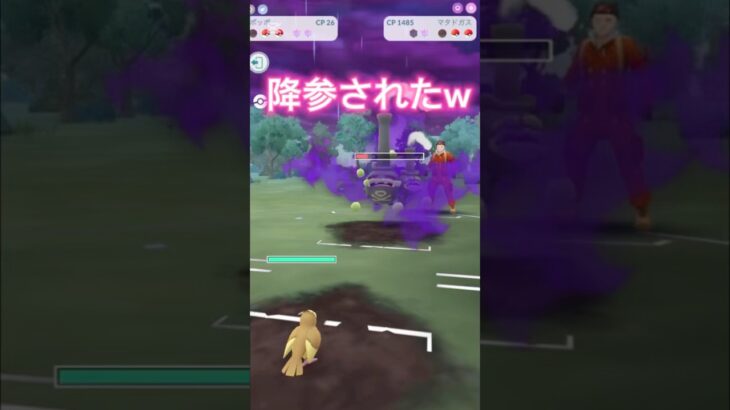 ポッポの威圧で勝っていく！wポケモンGOスーパーリーグ#ポケモンgoバトルリーグ #ポケモンsv #superleague #pokemongo #gbl #ゲーム実況 #shorts #short