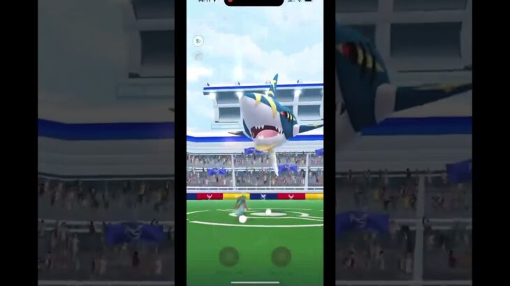 【ポケモンGO】メガサメハダーをメガルカリオ単騎でソロ討伐！！ #ポケモンgo #shorts #pokemongo