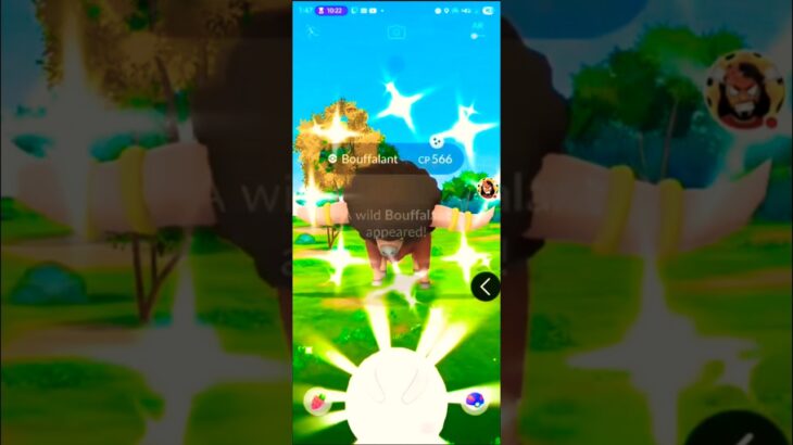 ✨🔥RARE SHINY CAUGHT! BOUFFALANT! Pokemon Go! #pokemon #pokemongo #pokémongo